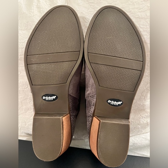 NIB Dr Scholl’s Brianna Ankle Boot Gray/Dark Shadow MM Material Size 7M - Picture 4 of 8